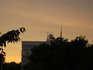 Antennen auf Gebäude 11